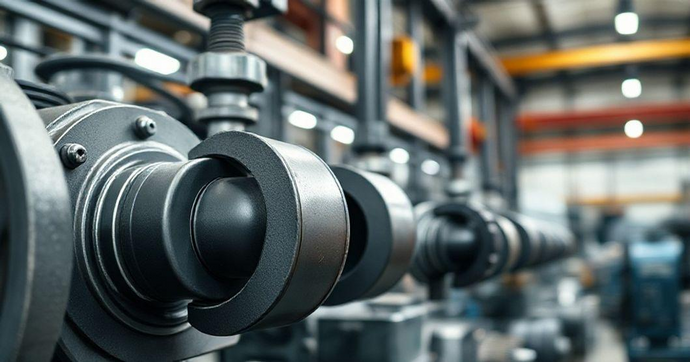 Elementos de Borracha para Acoplamento: Eficiência Industrial